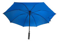 Blaue automatische öffnen nahen Regenschirm, geraden Griff fester Stock-Regenschirm-Eva fournisseur