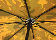 Kundengebundener automatischer faltender Regenschirm, falten wegregenschirm-Metallrippen fournisseur