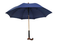 Metallspitzen-ungewöhnliche Regen-Regenschirme, gehende Stock-Regenschirm-Fiberglas-Rippen fournisseur