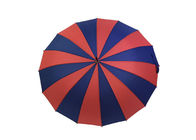 Leichter hölzerner Stock-Regenschirm 26 bewegt windundurchlässige 14mm hölzerne Welle Schritt für Schritt fort fournisseur