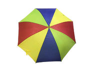 Einfach tragen Sie Regenbogen-Golf-Regenschirm, Sturm-Beweis-Golf-Regenschirm für Reiseveranstalter fournisseur