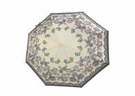 Dauerhaft falten Sie Regenschirm, zusammenklappbarer Golf-Regenschirm-wasserdichtes Polyester zusammen fournisseur