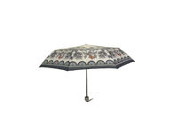 Dauerhaft falten Sie Regenschirm, zusammenklappbarer Golf-Regenschirm-wasserdichtes Polyester zusammen fournisseur