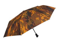 Kompaktbauweise-Falten-Reise-Regenschirm-Mode Camo-Gewohnheit druckt das einfache Tragen fournisseur