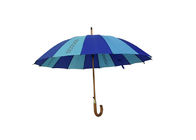 J-Form-hölzerner Stock-Regenschirm, Raines-Regenschirm-Holzgriff-Schwarz-Welle fournisseur