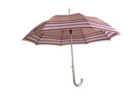 Bunter gestreifter Kinderregen-Regenschirm-einzelne Hochleistungsüberdachung bequem fournisseur