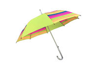 Bunter flexibler J-Griff-Regenschirm, gerader Griff-Regenschirm-Antiuv fournisseur