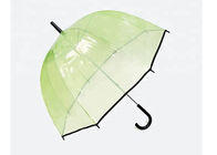 Plastikregen-Regenschirme des Poe-Gewebe-freien Raumes, transparentes Hauben-Regenschirm-Auto offen fournisseur