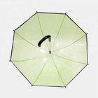 Plastikregen-Regenschirme des Poe-Gewebe-freien Raumes, transparentes Hauben-Regenschirm-Auto offen fournisseur