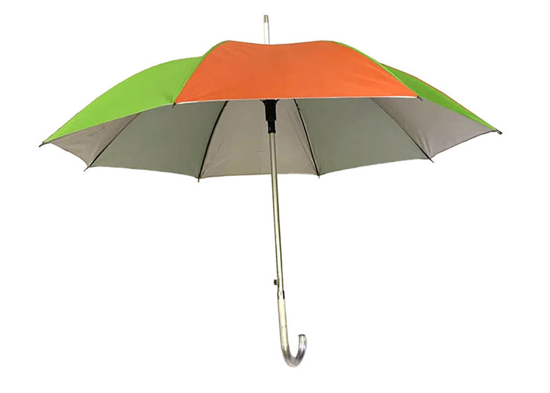 Griff-Regenschirm-Oberfläche des Sonnenschutz-J beschichtet mit silberner Kleber-Schicht fournisseur