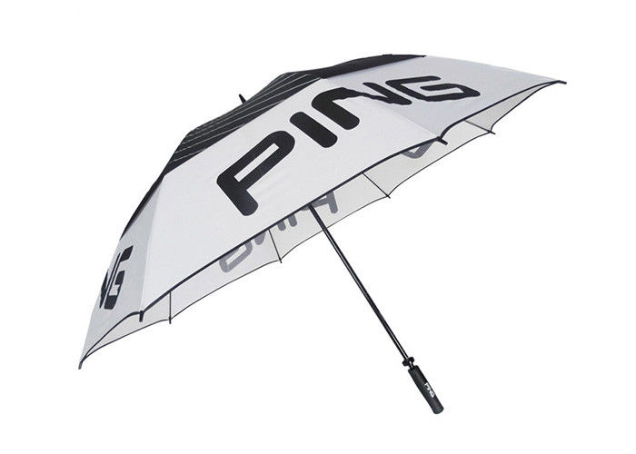 Gerader Knochen-automatischer Golf-Regenschirm-flexible starke kompakte starke Welle fournisseur